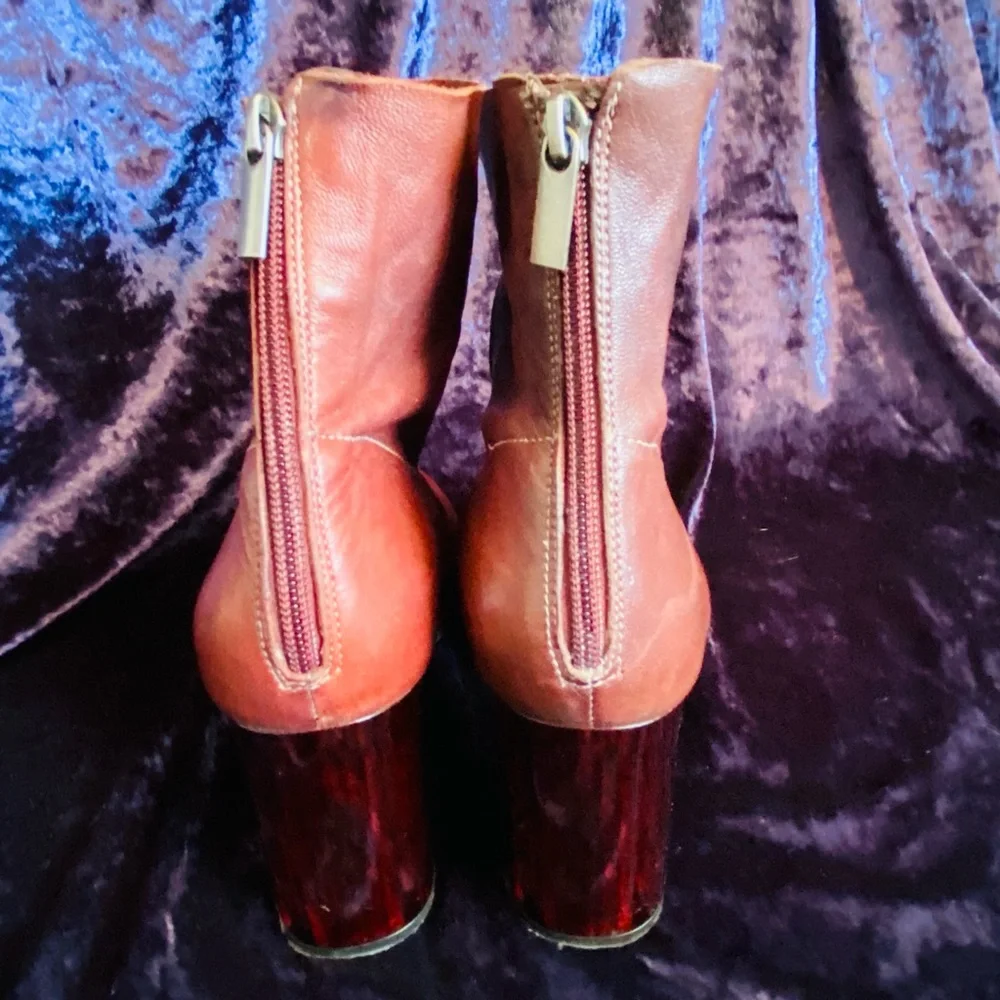 JO MERCER Brown Leather Boots Size 41 (Size 10 Aus) - Picture 9 of 15